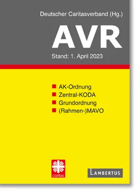 Deutscher Caritasverband | AVR Buchausgabe 2023 | Buch | 978-3-7841-3588-5 | www.sack.de