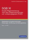 Deutscher / Deutscher Caritasverband e.V. |  SGB XI Soziale Pflegeversicherung nach dem Pflegeunterstützungs- und -entlastungsgesetz (PUEG) | Buch |  Sack Fachmedien