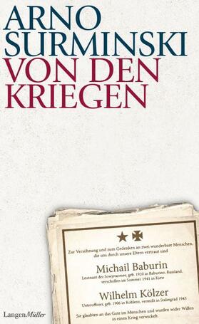 Surminski | Von den Kriegen | Buch | 978-3-7844-3400-1 | www.sack.de