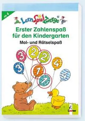 Loewe Lernen und Rätseln |  LernSpielZwerge - Erster Zahlenspaß für den Kindergarten | Buch |  Sack Fachmedien