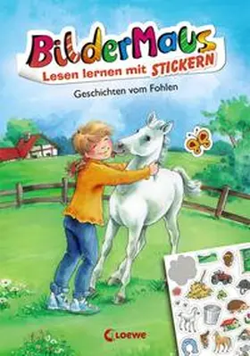 Grimm |  Bildermaus - Lesen lernen mit Stickern: Geschichten vom Fohlen | Buch |  Sack Fachmedien