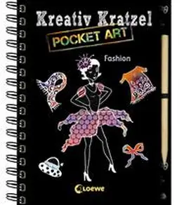  Kreativ-Kratzel Pocket Art: Fashion | Buch |  Sack Fachmedien