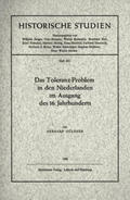Güldner |  Das Toleranz-Problem in den Niederlanden im Ausgang des 16. Jahrhunderts | Buch |  Sack Fachmedien