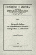 Stollberg |  Die soziale Stellung der intellektuellen Oberschicht im England des 12. Jahrhunderts | Buch |  Sack Fachmedien
