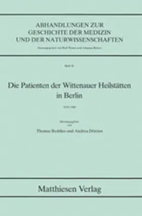 Beddies / Dörries |  Die Patienten der Wittenauer Heilstätten in Berlin 1919-1960 | Buch |  Sack Fachmedien