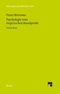 Brentano / Kraus |  Psychologie vom empirischen Standpunkt / Psychologie vom empirischen Standpunkt | Buch |  Sack Fachmedien