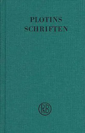 Plotin |  Plotin: Schriften 1a / 2 Bde. | Buch |  Sack Fachmedien