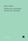 Marx |  Einführung in Aristoteles' Theorie vom Seienden | Buch |  Sack Fachmedien