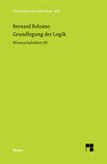 Bolzano / Kambartel |  Grundlegung der Logik | Buch |  Sack Fachmedien