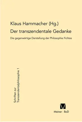 Hammacher |  Der transzendentale Gedanke | Buch |  Sack Fachmedien