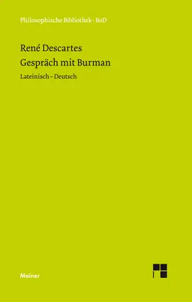 Descartes / Arndt | Gespräch mit Burman | Buch | 978-3-7873-0501-8 | www.sack.de