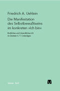 Uehlein |  Die Manifestation des Selbstbewusstseins im konkreten "ich bin" | Buch |  Sack Fachmedien