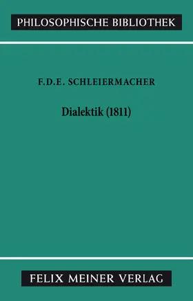 Schleiermacher / Arndt |  Dialektik (1811) | Buch |  Sack Fachmedien