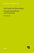 Yorck von Wartenburg / Fetscher |  Bewusstseinsstellung und Geschichte | Buch |  Sack Fachmedien
