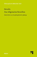 Novalis / Mähl / Samuel |  Das allgemeine Brouillon | Buch |  Sack Fachmedien