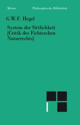 Brandt / Hegel |  System der Sittlichkeit | Buch |  Sack Fachmedien