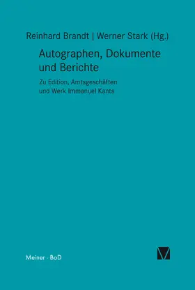 Brandt / Stark |  Autographen, Dokumente und Berichte | Buch |  Sack Fachmedien