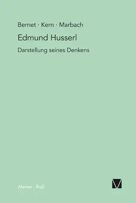 Bernet / Marbach / Kern |  Edmund Husserl - Darstellung seines Denkens | Buch |  Sack Fachmedien