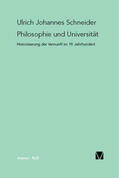 Schneider |  Philosophie und Universität | Buch |  Sack Fachmedien
