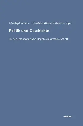 Weisser-Lohmann / Jamme |  Politik und Geschichte | Buch |  Sack Fachmedien