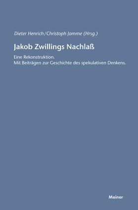 Henrich | Jakob Zwillings Nachlass | Buch | 978-3-7873-1540-6 | sack.de