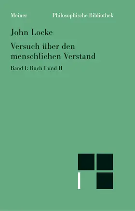 Locke / Brandt |  Versuch über den menschlichen Verstand 1 | Buch |  Sack Fachmedien