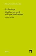 Frege / Gabriel |  Schriften zur Logik und Sprachphilosophie | Buch |  Sack Fachmedien