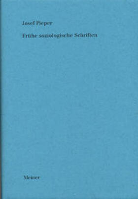 Pieper / Wald |  Pieper, J: Werke, Erg.-Bd. 1/Schriften | Buch |  Sack Fachmedien