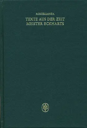 Beccarisi |  Miscellanea: Texte aus der Zeit Meister Eckharts II | Buch |  Sack Fachmedien