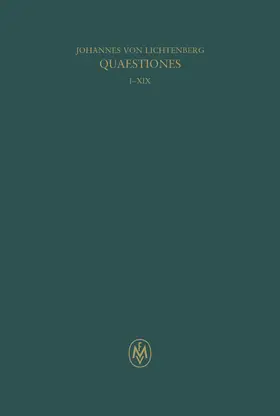 Lasorella | Quaestiones, 1-19 | Buch | 978-3-7873-1710-3 | www.sack.de