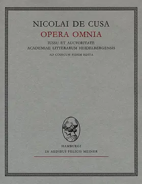 Aris / Haubst / Hein |  Sermones II (1443–1452) Fasciculus 0 | Buch |  Sack Fachmedien