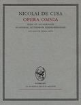 Klibansky |  Nicolai de Cusa Opera omnia | Buch |  Sack Fachmedien