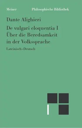  Über die Beredsamkeit in der Volkssprache | eBook | Sack Fachmedien