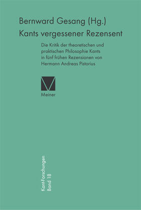 Gesang | Kants vergessener Rezensent | E-Book | sack.de