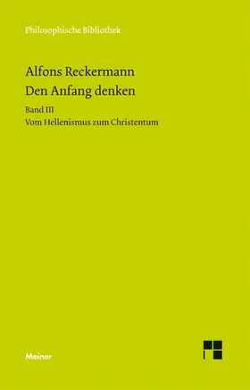 Reckermann |  Den Anfang denken | Buch |  Sack Fachmedien