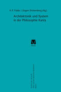 Fulda / Stolzenberg |  Architektonik und System in der Philosophie Kants | eBook | Sack Fachmedien