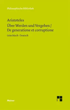 Aristoteles / Buchheim | Über Werden und Vergehen | E-Book | www.sack.de