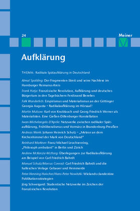 Mulsow / Kreimendahl / Vollhardt |  Radikale Spätaufklärung in Deutschland | Buch |  Sack Fachmedien