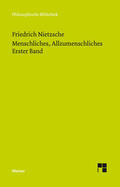 Nietzsche / Scheier |  Menschliches, Allzumenschliches. Erster Band | eBook | Sack Fachmedien