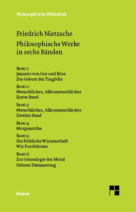 Nietzsche / Scheier | Philosophische Werke in sechs Bänden | E-Book | www.sack.de