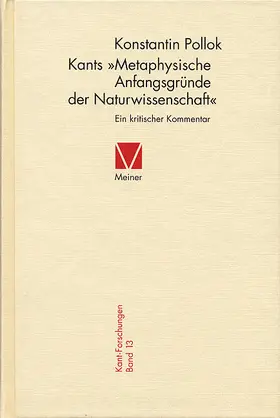 Pollok |  Kants »Metaphysische Anfangsgründe der Naturwissenschaft« | eBook | Sack Fachmedien