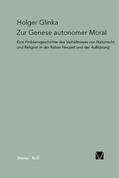 Glinka |  Zur Genese autonomer Moral | Buch |  Sack Fachmedien