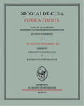 Hoffmann / Klibansky |  Nicolai de Cusa Opera omnia / Nicolai de Cusa Opera omnia. Volumen I. | Buch |  Sack Fachmedien