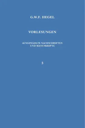 Hegel / Jaeschke |  Vorlesungen über die Philosophie der Religion. Teil 1 | eBook | Sack Fachmedien