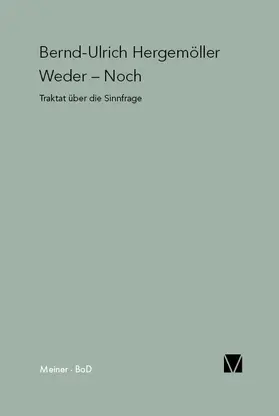 Hergemöller |  Weder – Noch | eBook | Sack Fachmedien