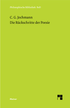 Jochmann / Kronauer |  Die Rückschritte der Poesie | eBook | Sack Fachmedien