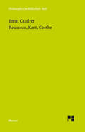 Cassirer / Bast |  Rousseau, Kant, Goethe | eBook | Sack Fachmedien