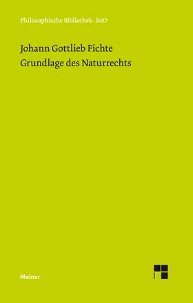 Fichte / Zahn | Grundlage des Naturrechts | E-Book | sack.de