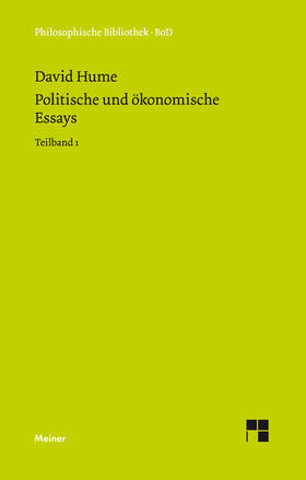 Hume / Bermbach |  Politische und ökonomische Essays. Teilband 1 | eBook | Sack Fachmedien
