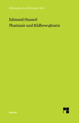 Husserl / Marbach | Phantasie und Bildbewußtsein | E-Book | sack.de